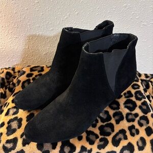 Sam Edelman Black Suede Ankle Booties